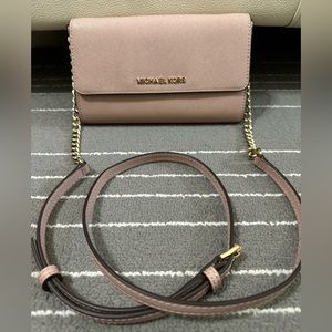 Michael Kors Jet Set Phone Wallet on Chain Crossbody Bag